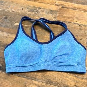 Gap body high impact blue sports bra
